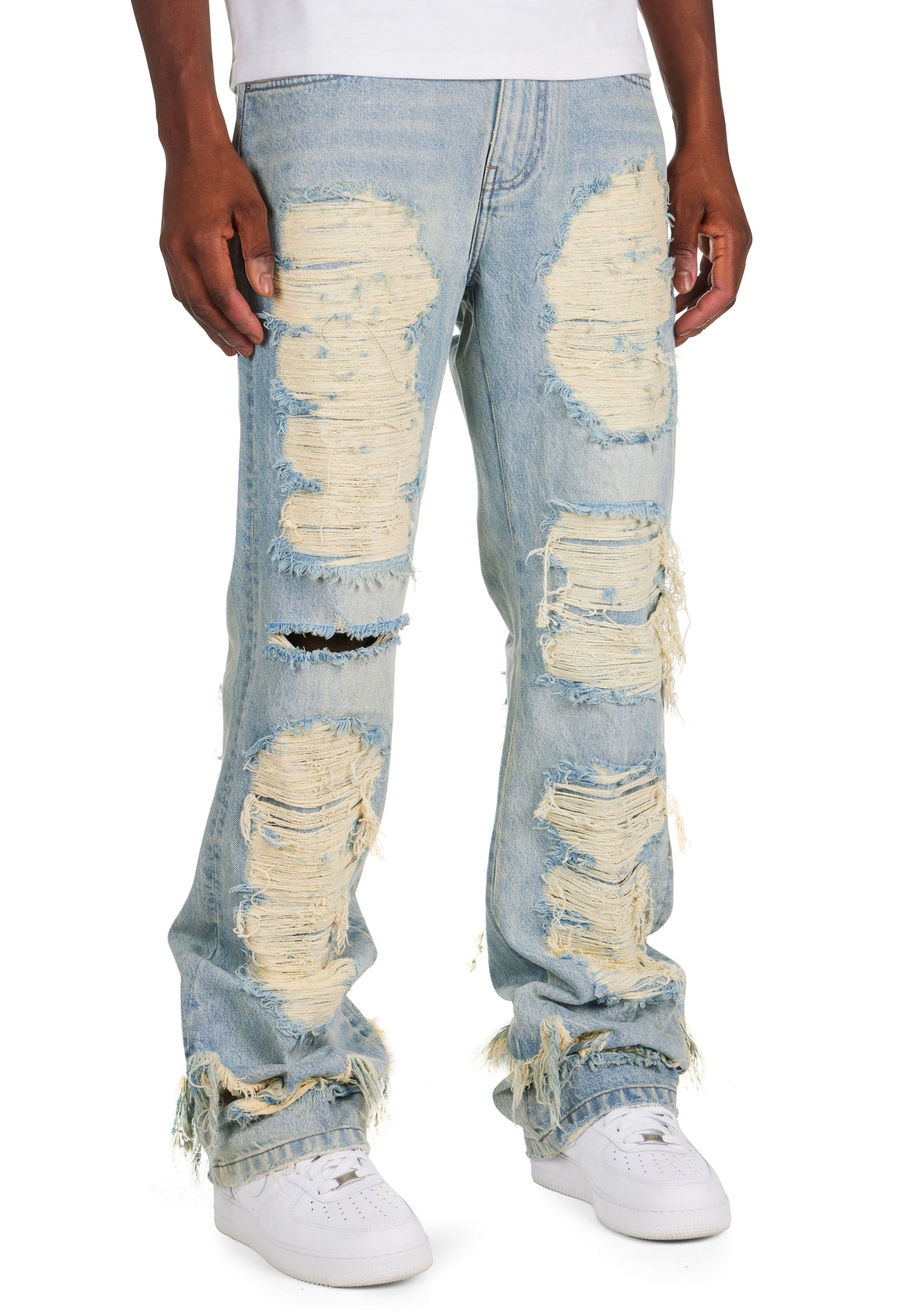 Shred Stitch Denim