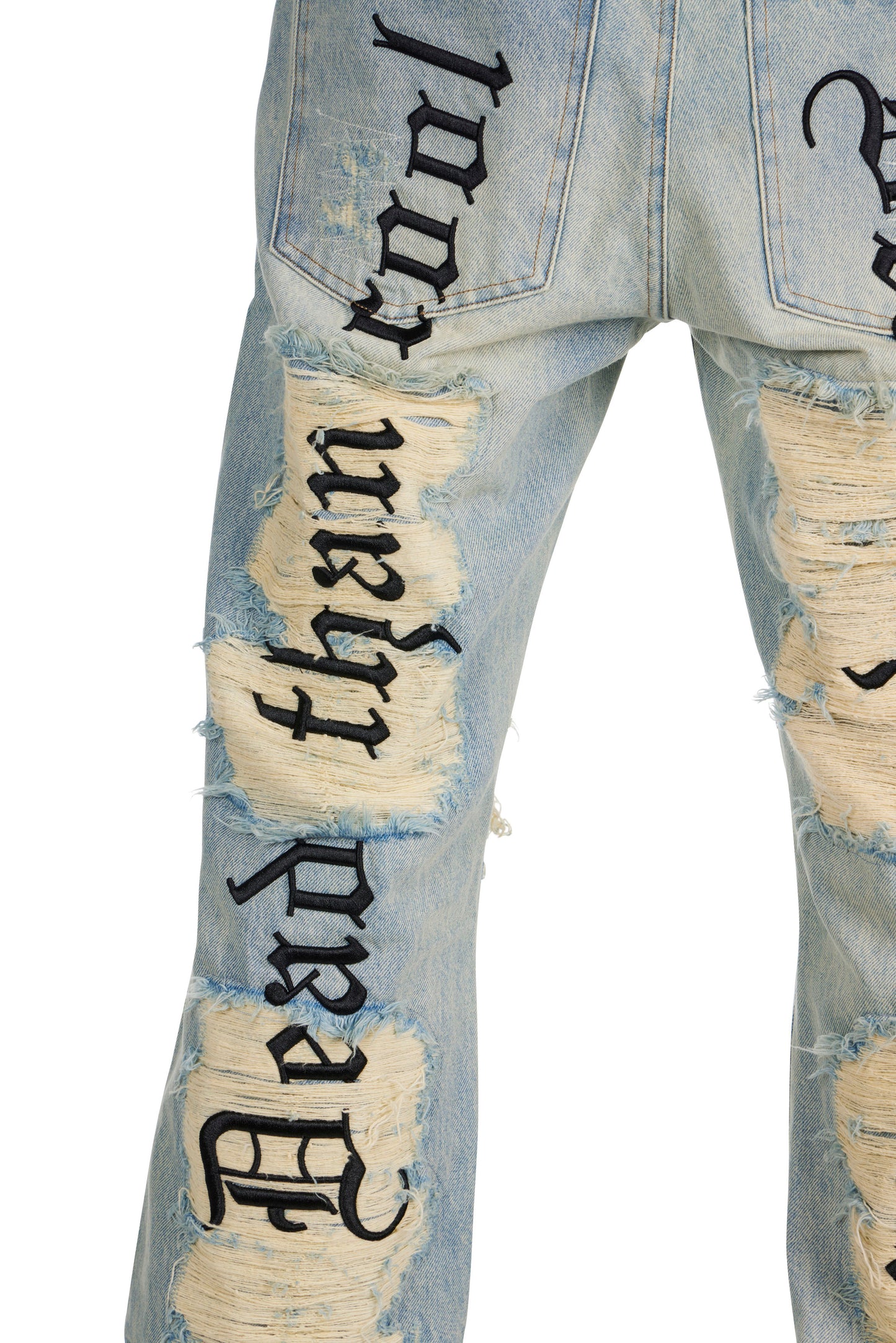 Shred Stitch Denim
