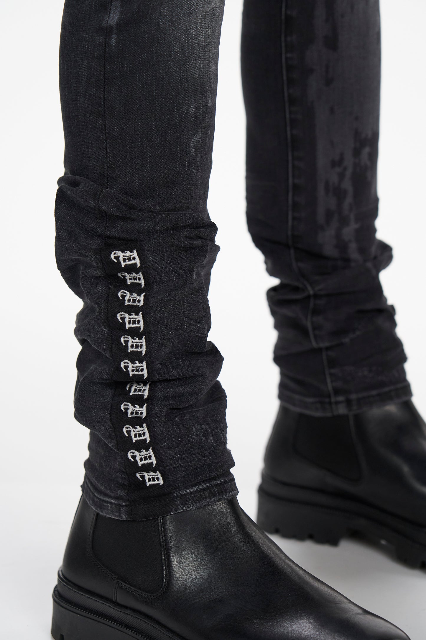 Laser Paint Splatter Jean