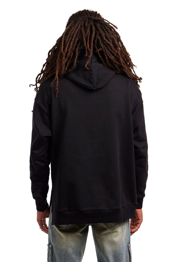 Black Zipper Hoodie