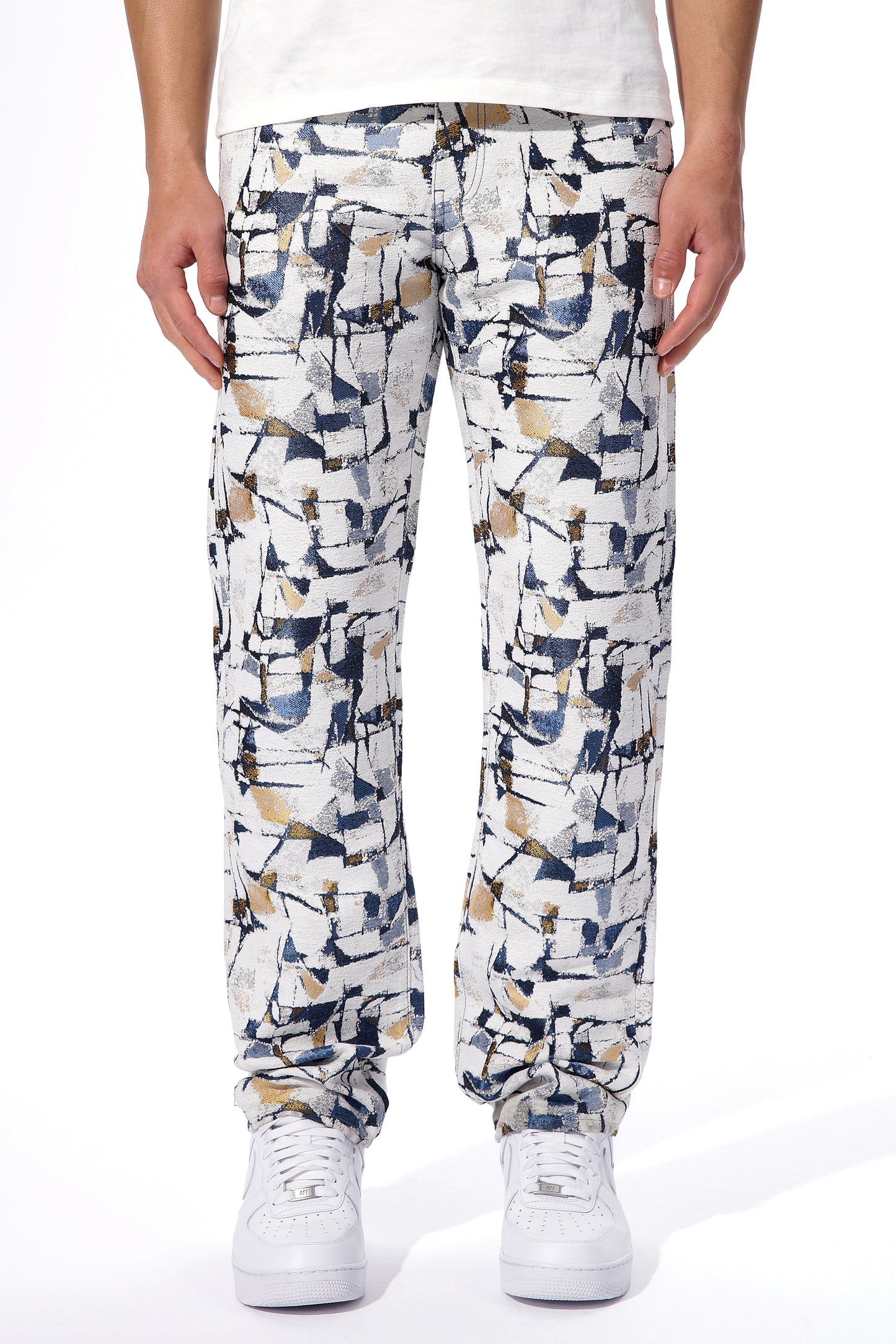 Abstract Jacquard Pant