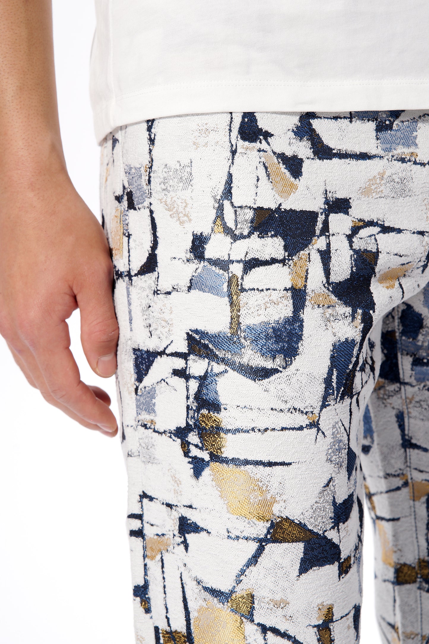 Abstract Jacquard Pant