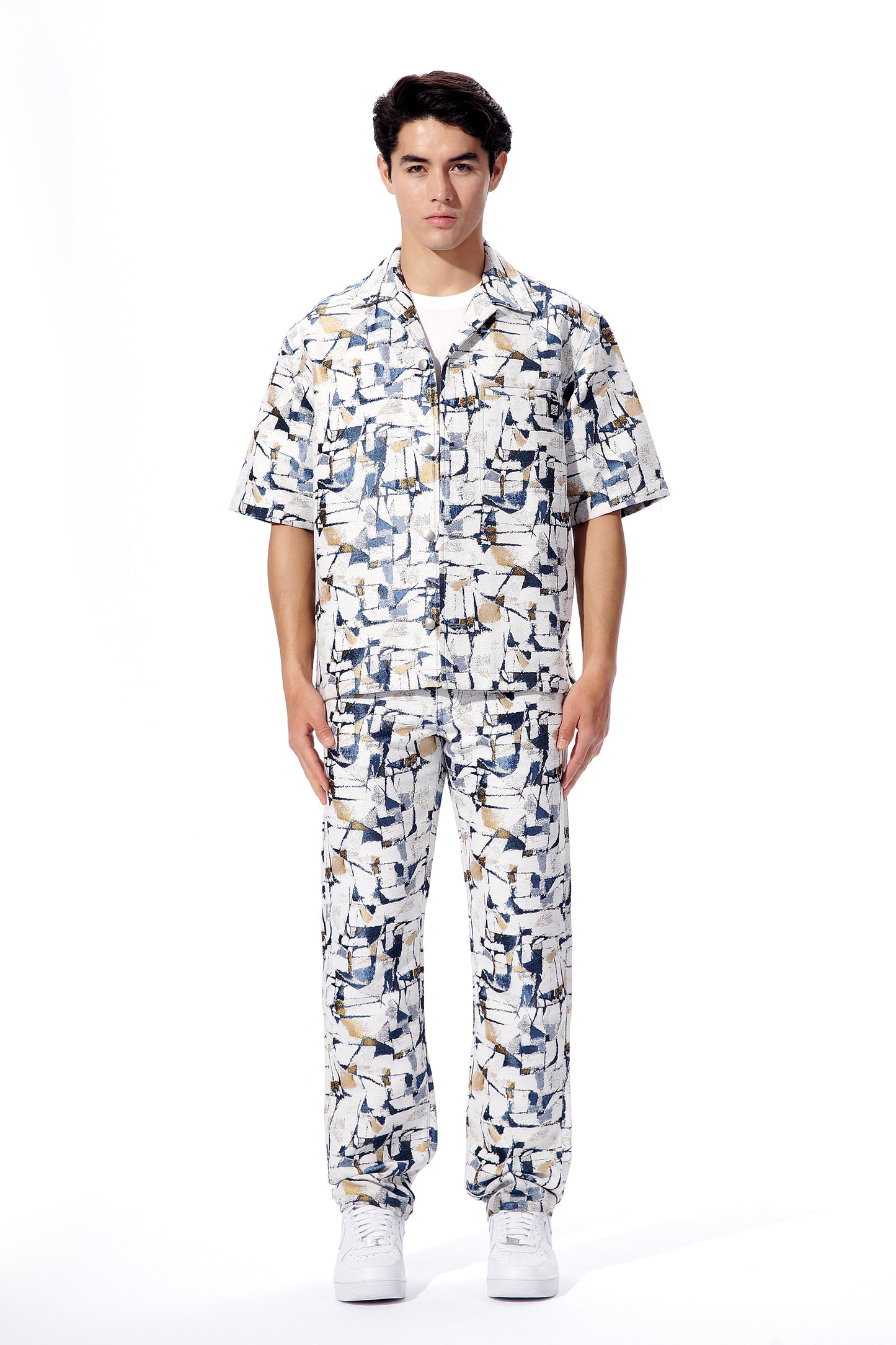 Abstract Jacquard Pant