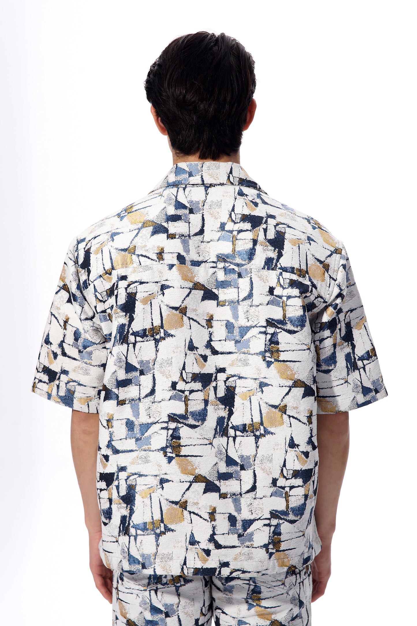 Abstract Jacquard Shirt