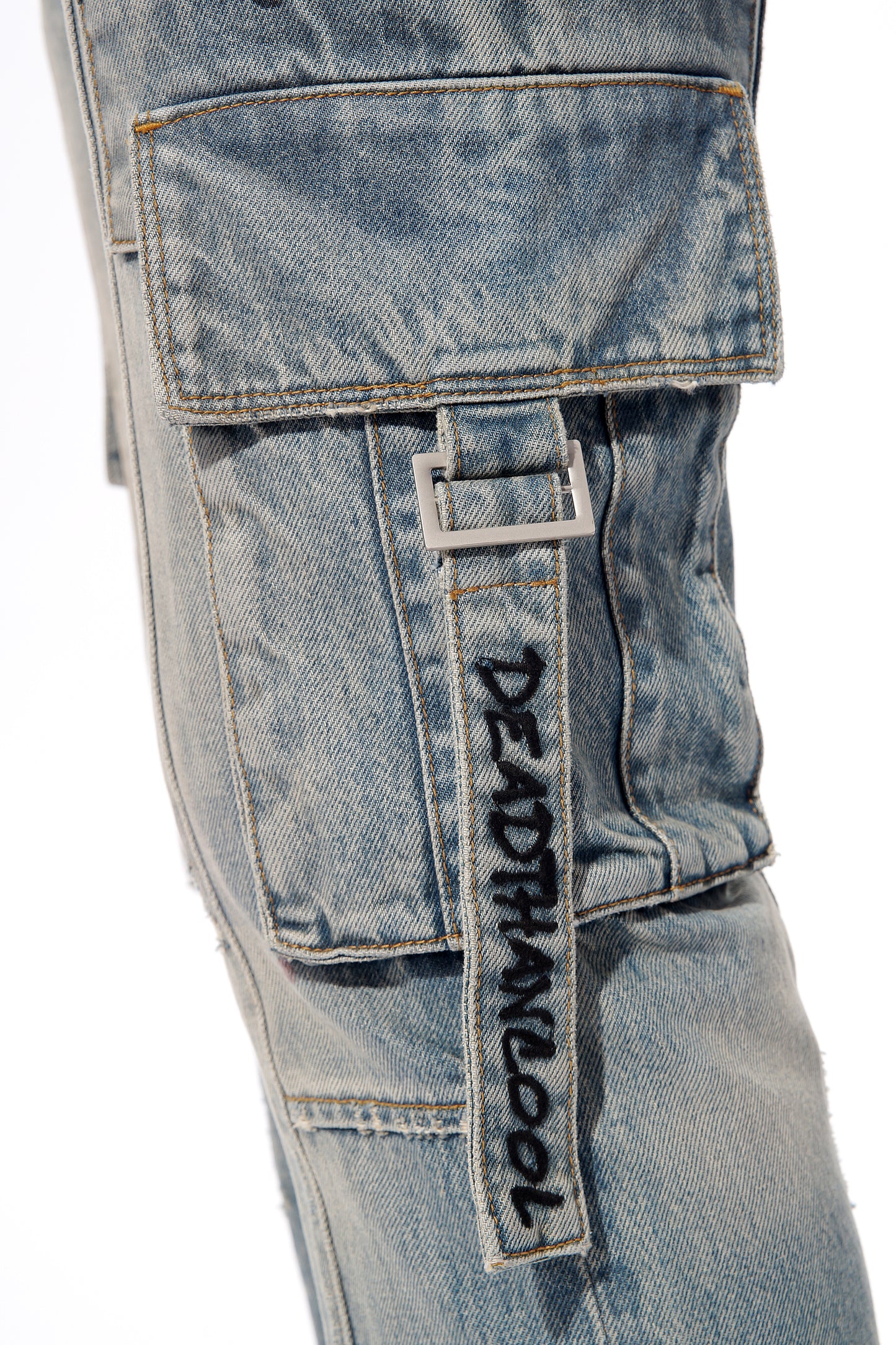 Nomad Blue Cargo Jeans