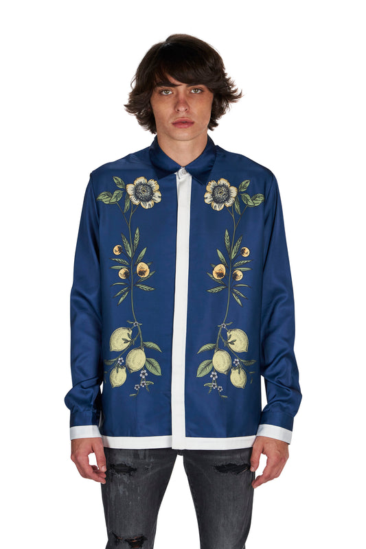 Botanical Blue Shirt