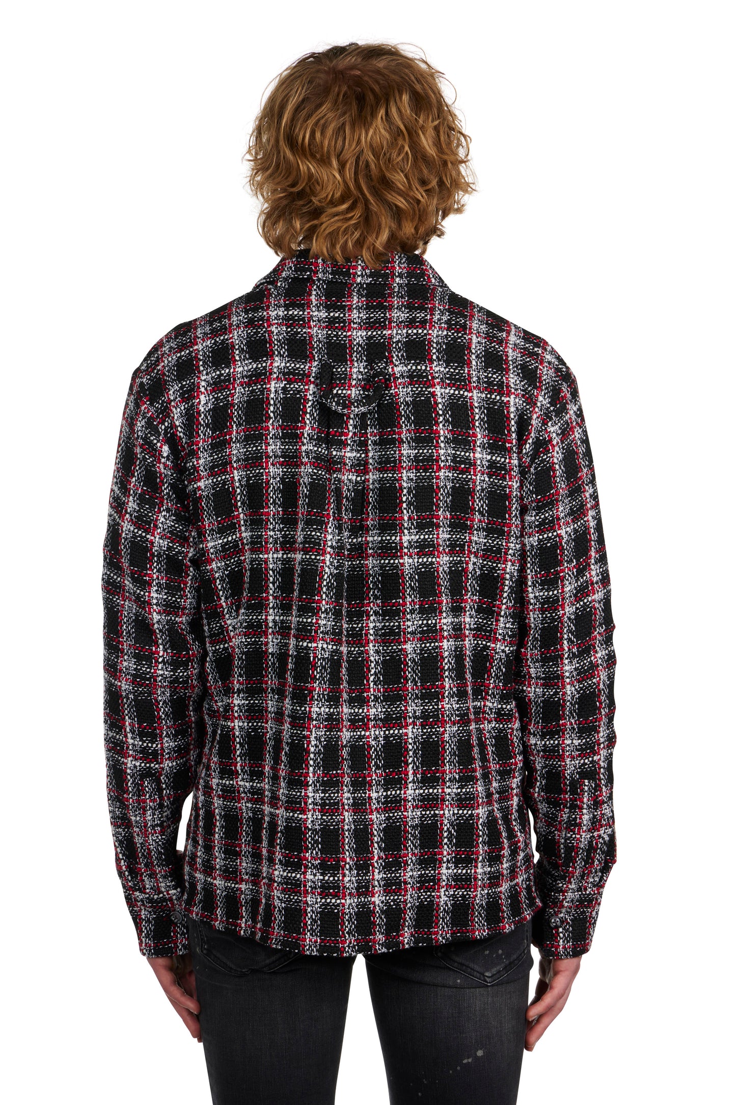 Burgundy Plaid Shirt