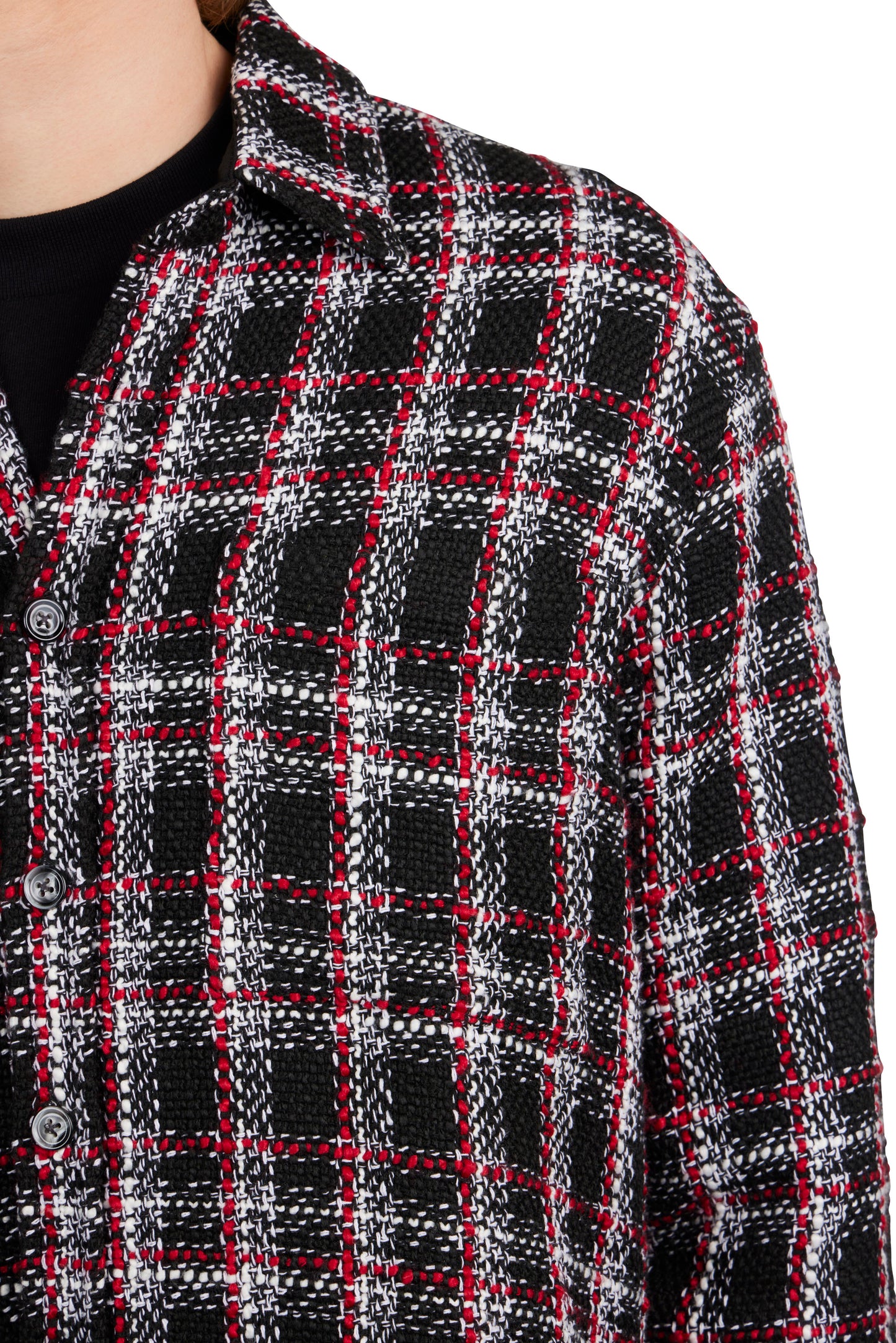 Burgundy Plaid Shirt