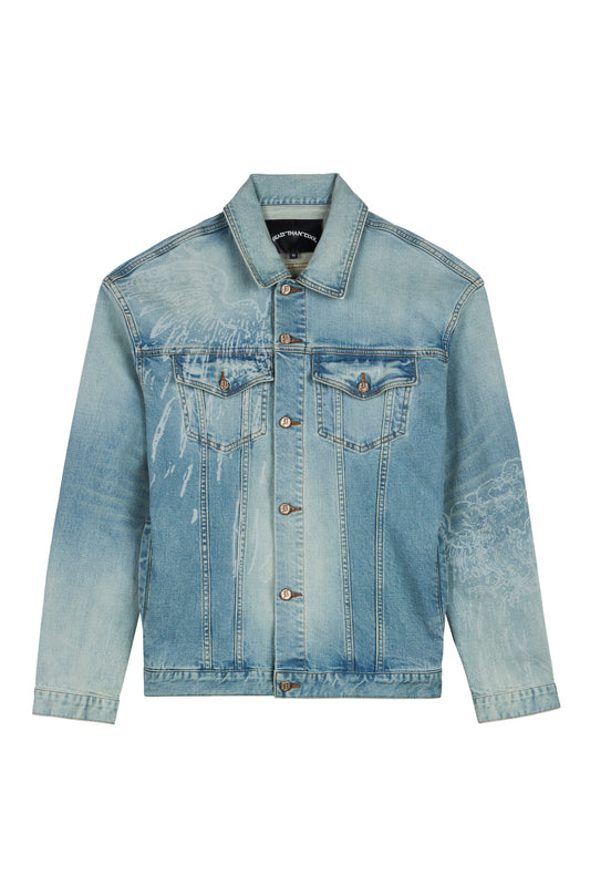Stone Wash Wing Jacket