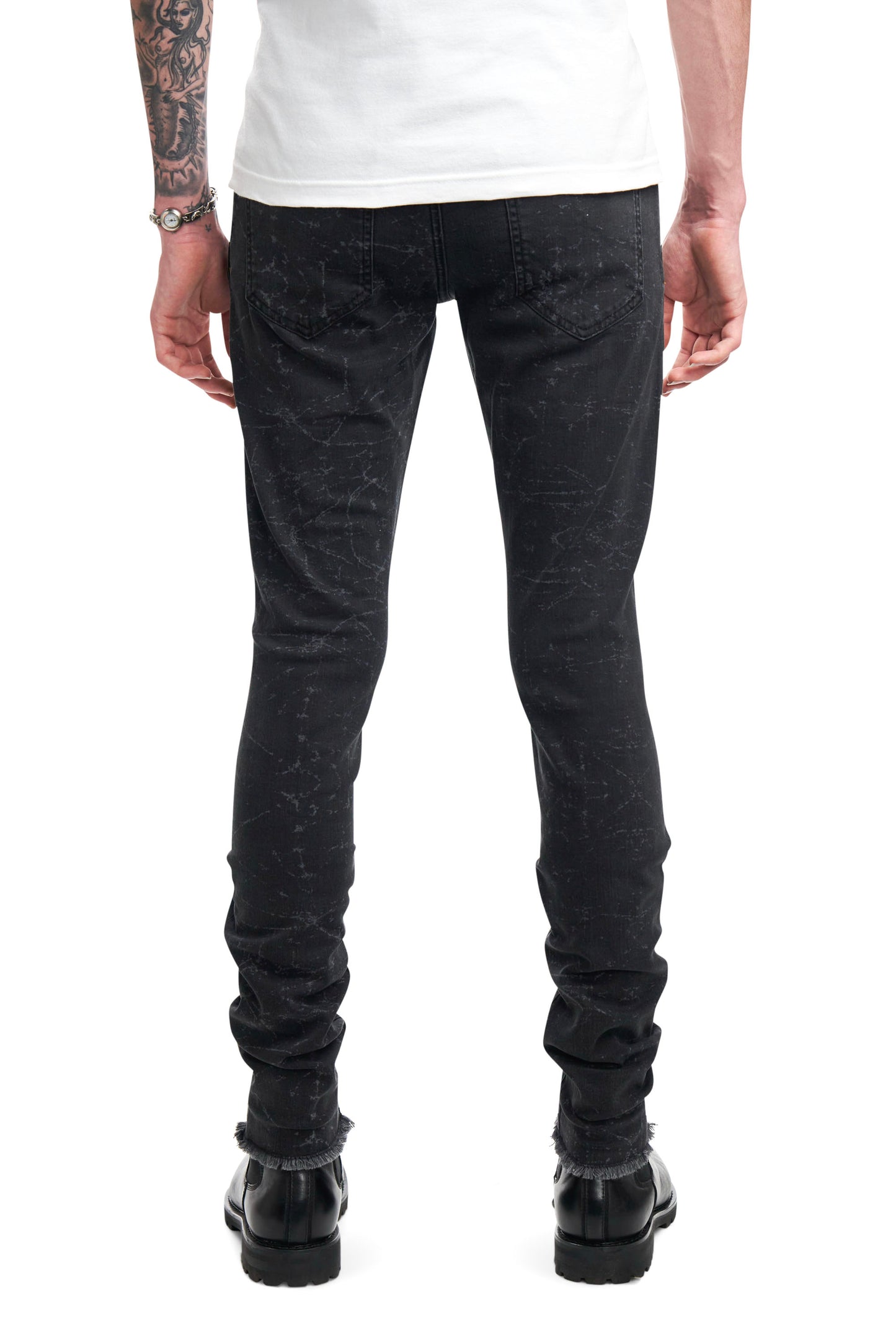 Black Overwash Jean