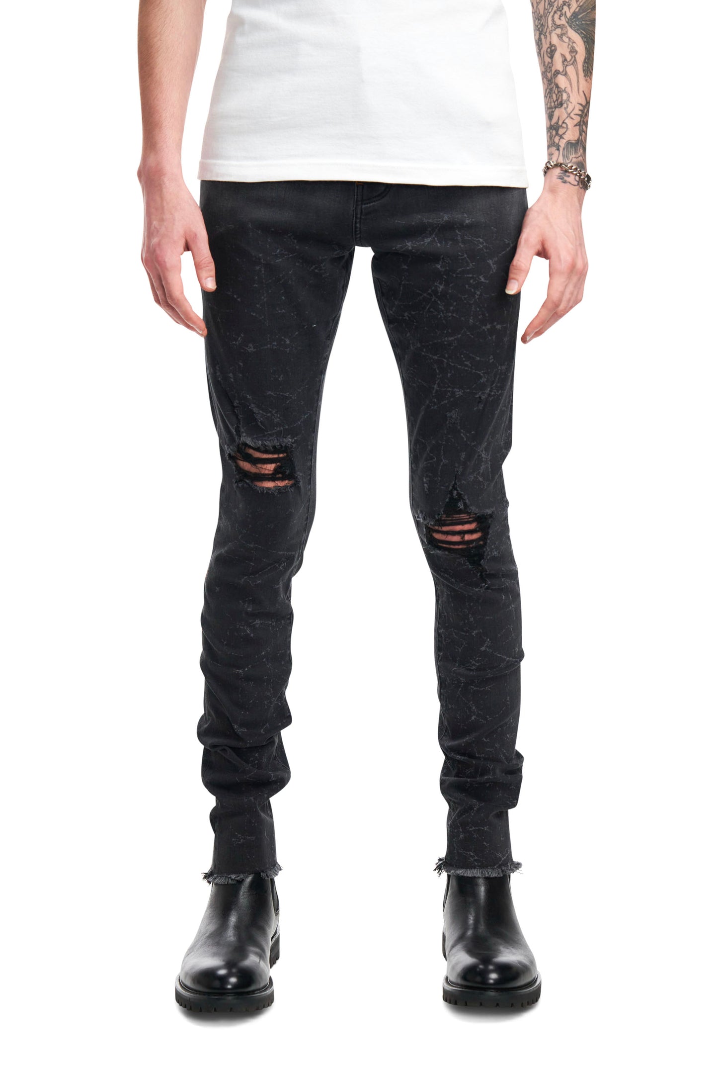 Black Overwash Jean
