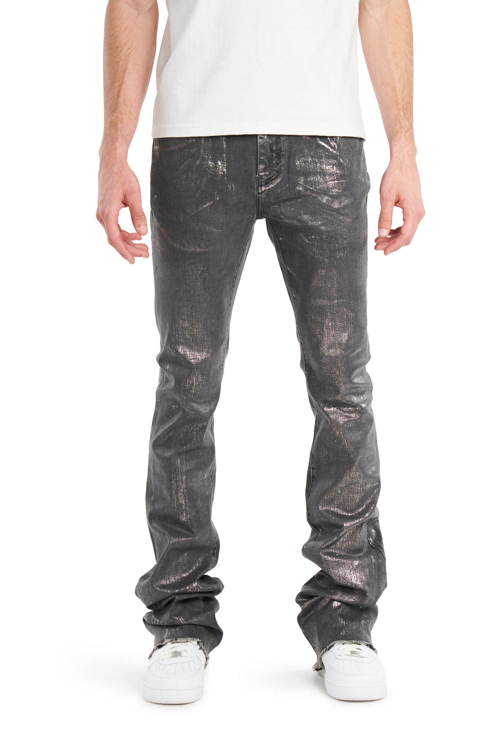 Silver Foil Bootcut