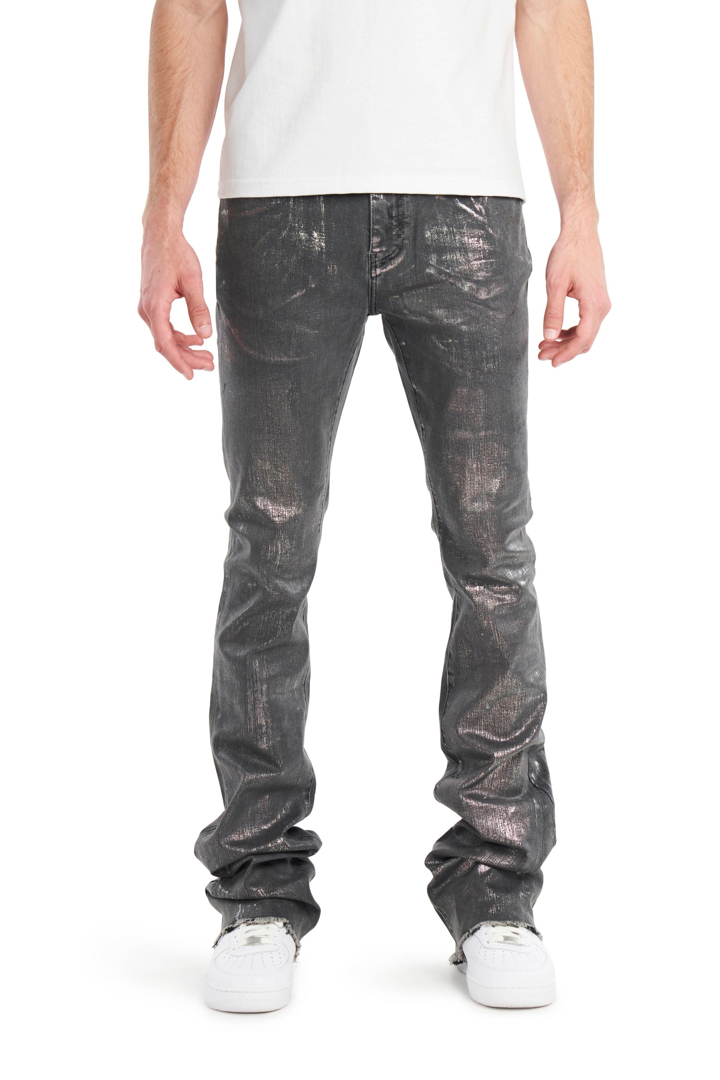 Silver Foil Bootcut