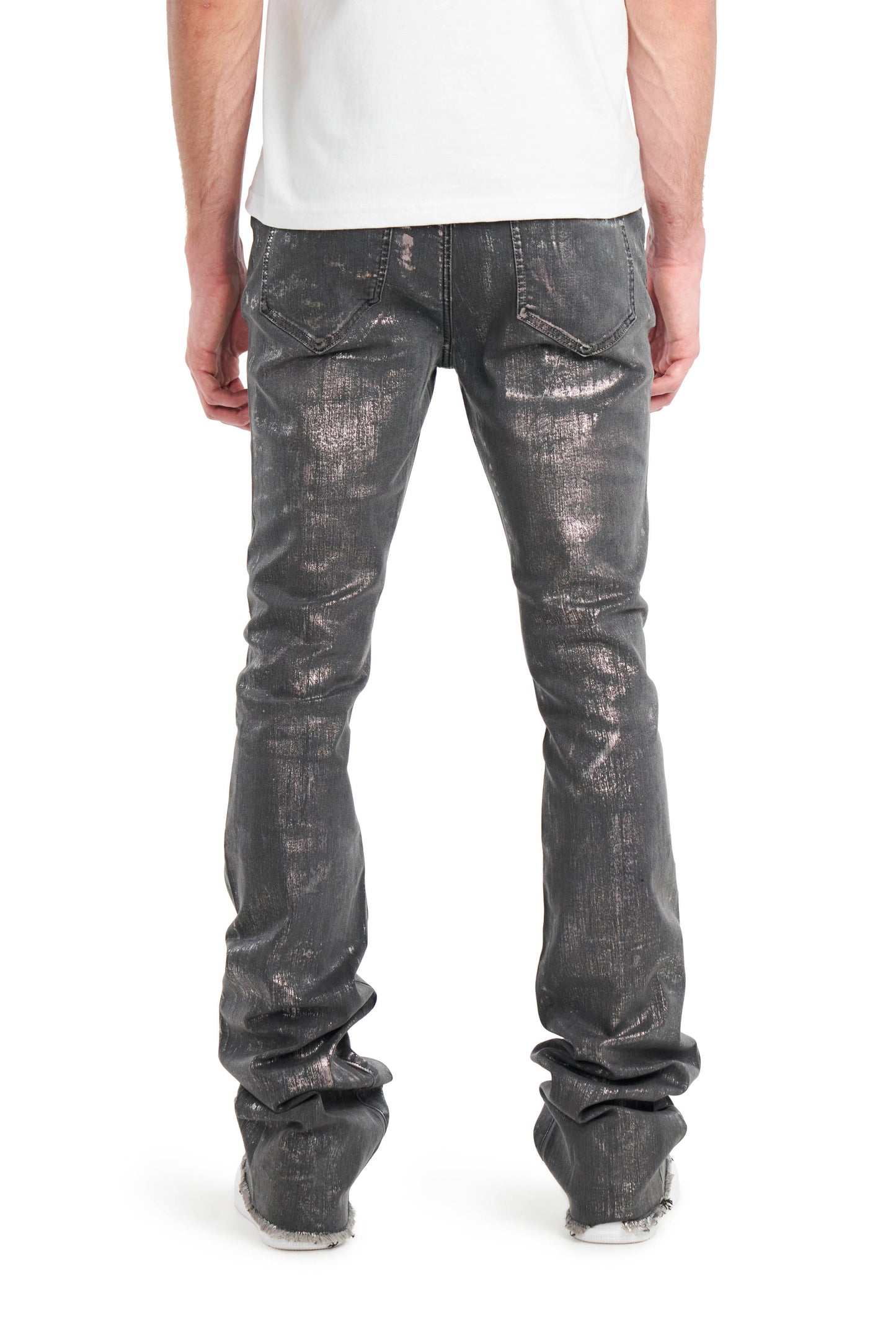 Silver Foil Bootcut