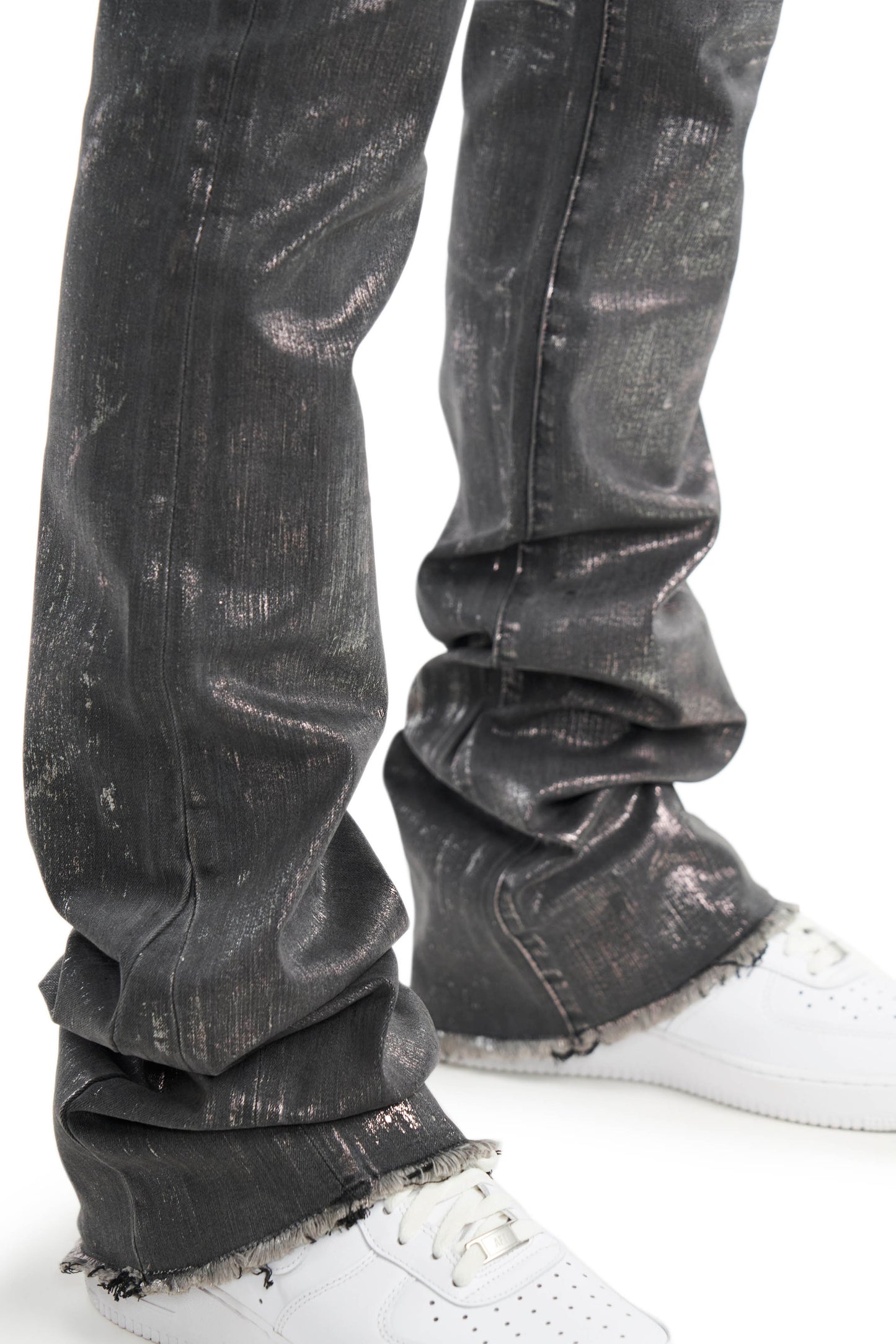 Silver Foil Bootcut