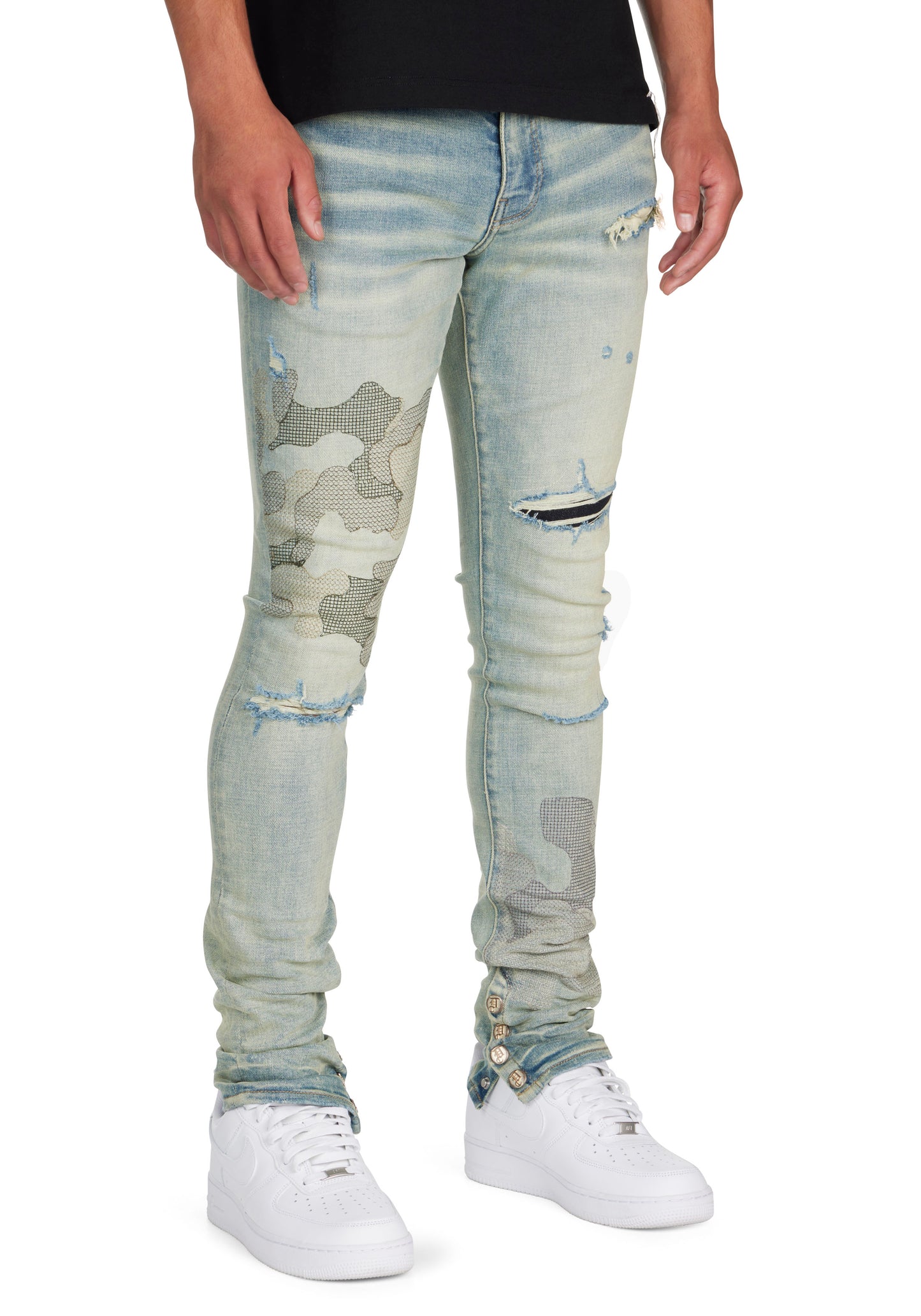 Camo Embroidery Jean