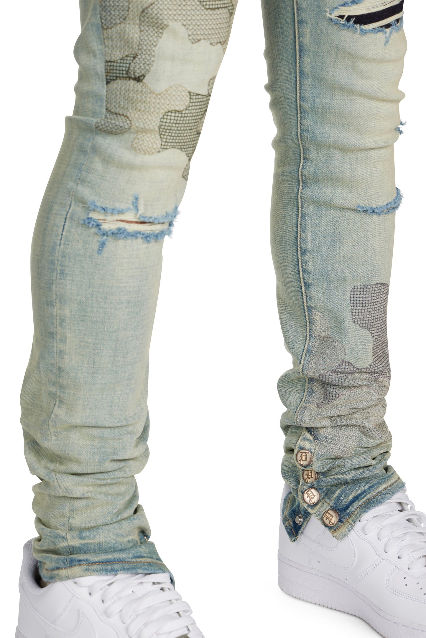 Camo Embroidery Jean