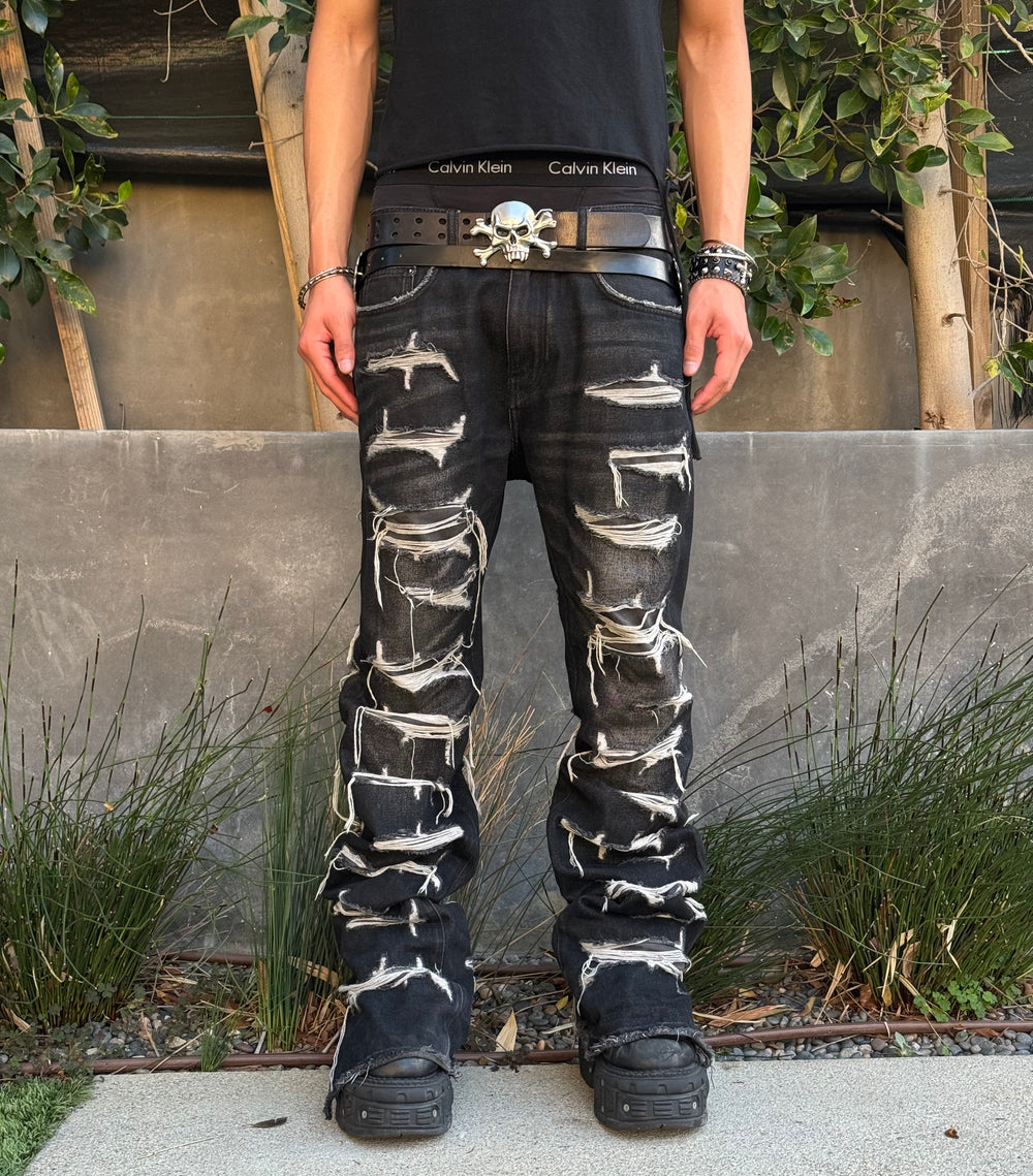 Black Rip & Repair Jean