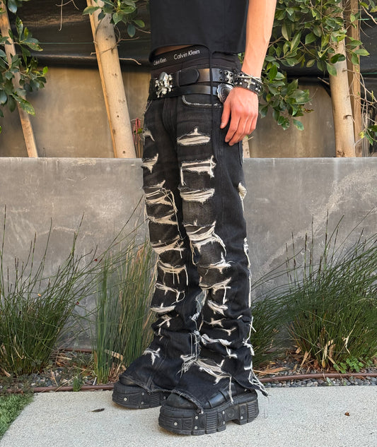 Black Rip & Repair Jean