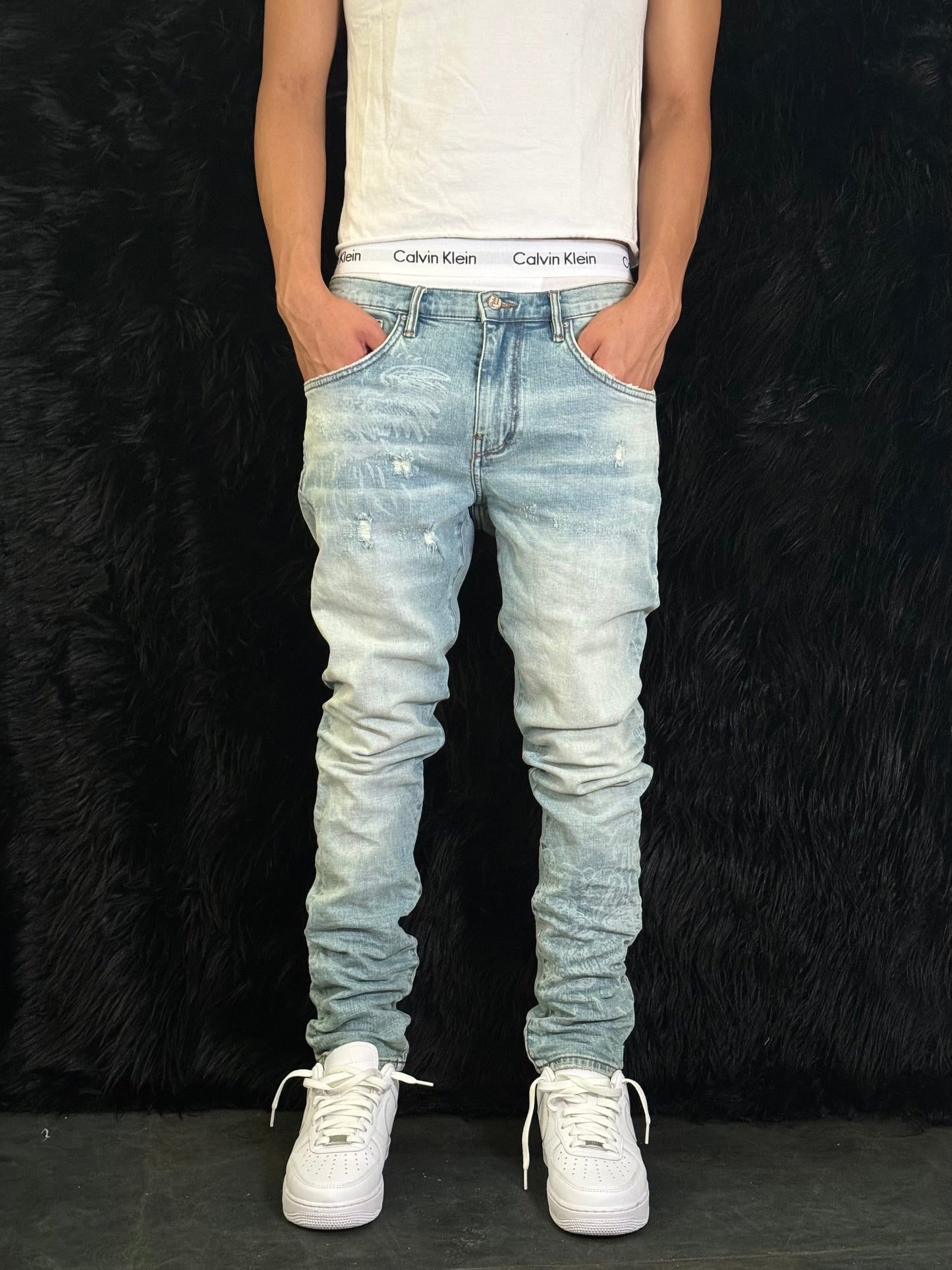 Stone Wash Wings Jean