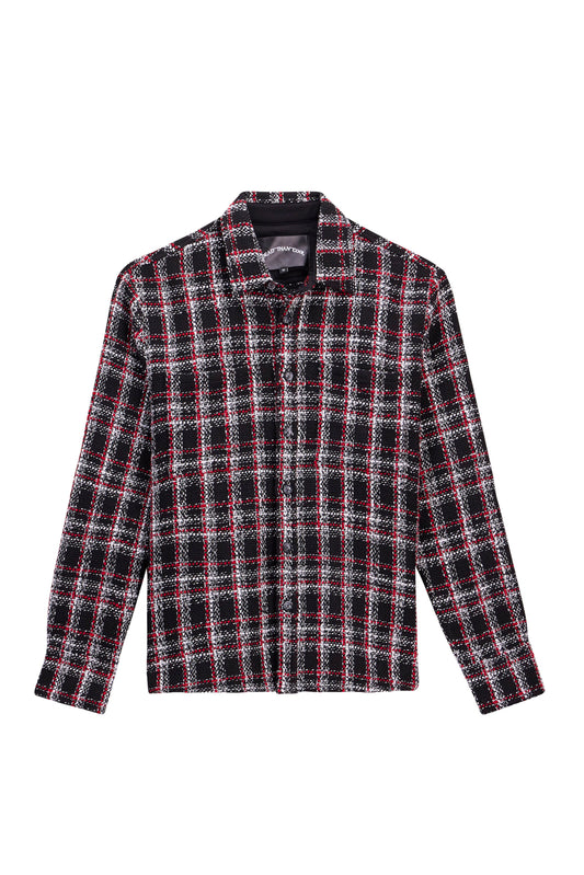 Burgundy Plaid Shirt