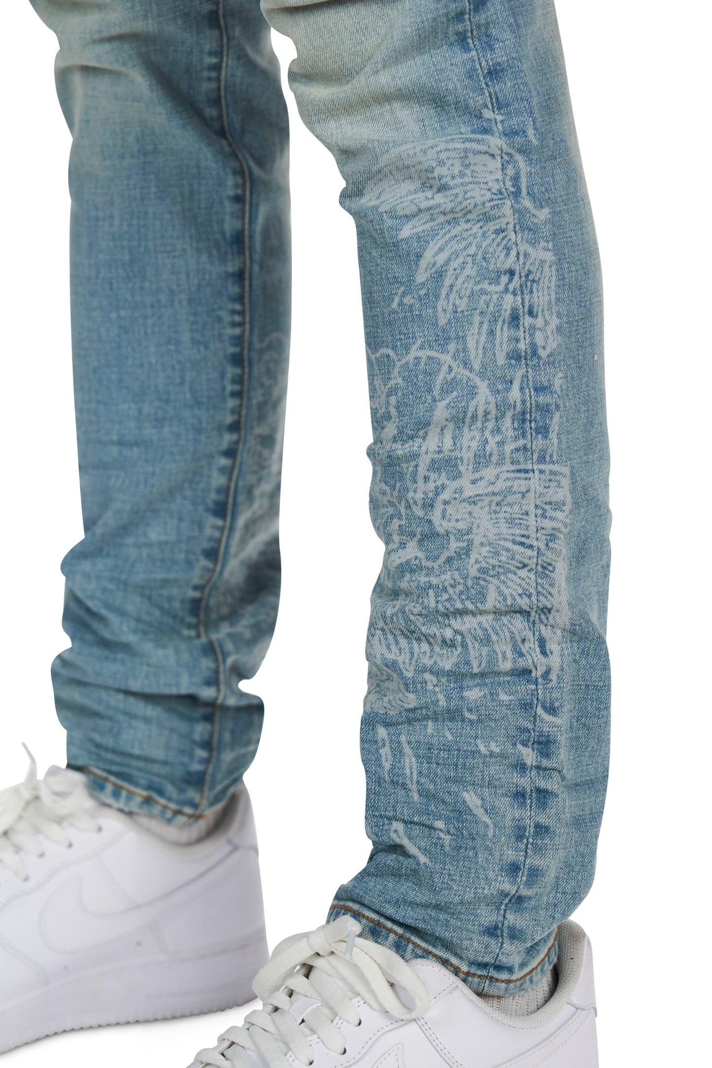 Stone Wash Wings Jean