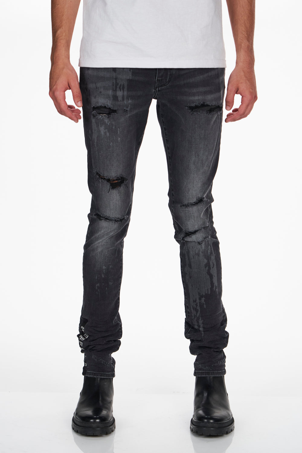 Laser Paint Splatter Jean