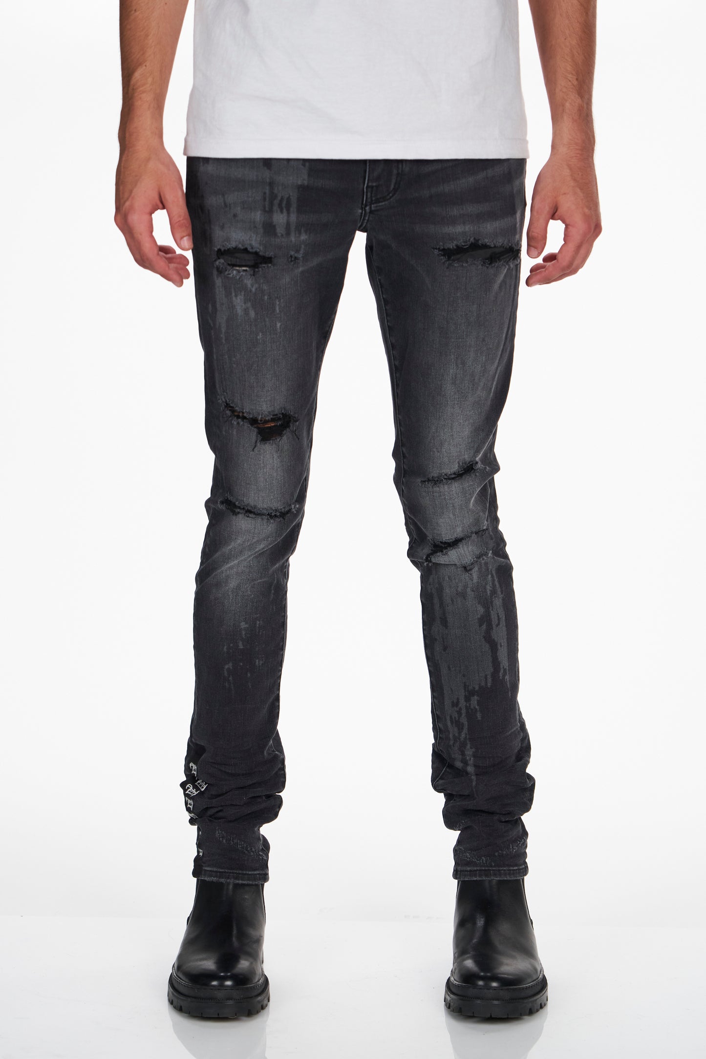 Laser Paint Splatter Jean