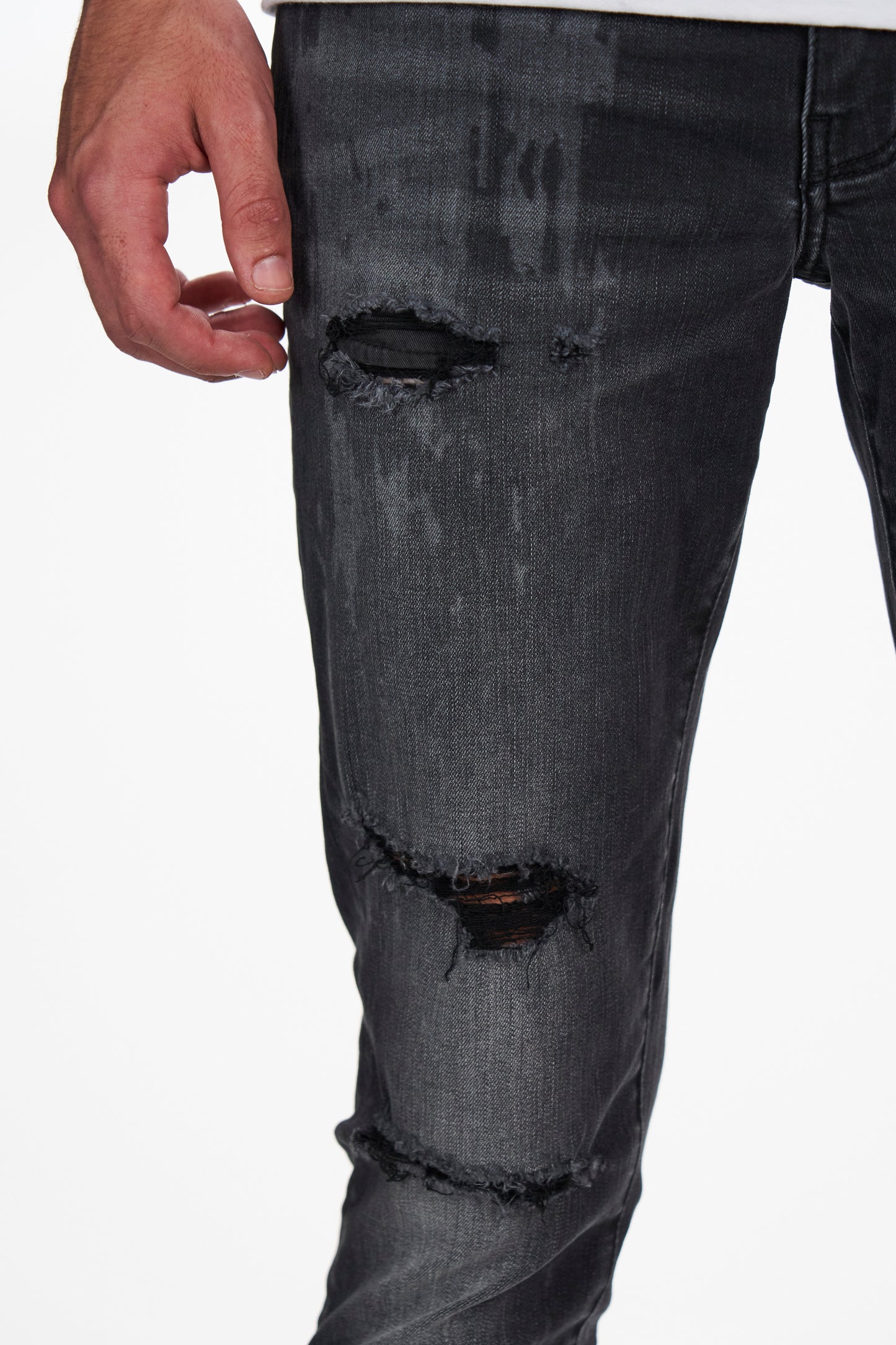 Laser Paint Splatter Jean