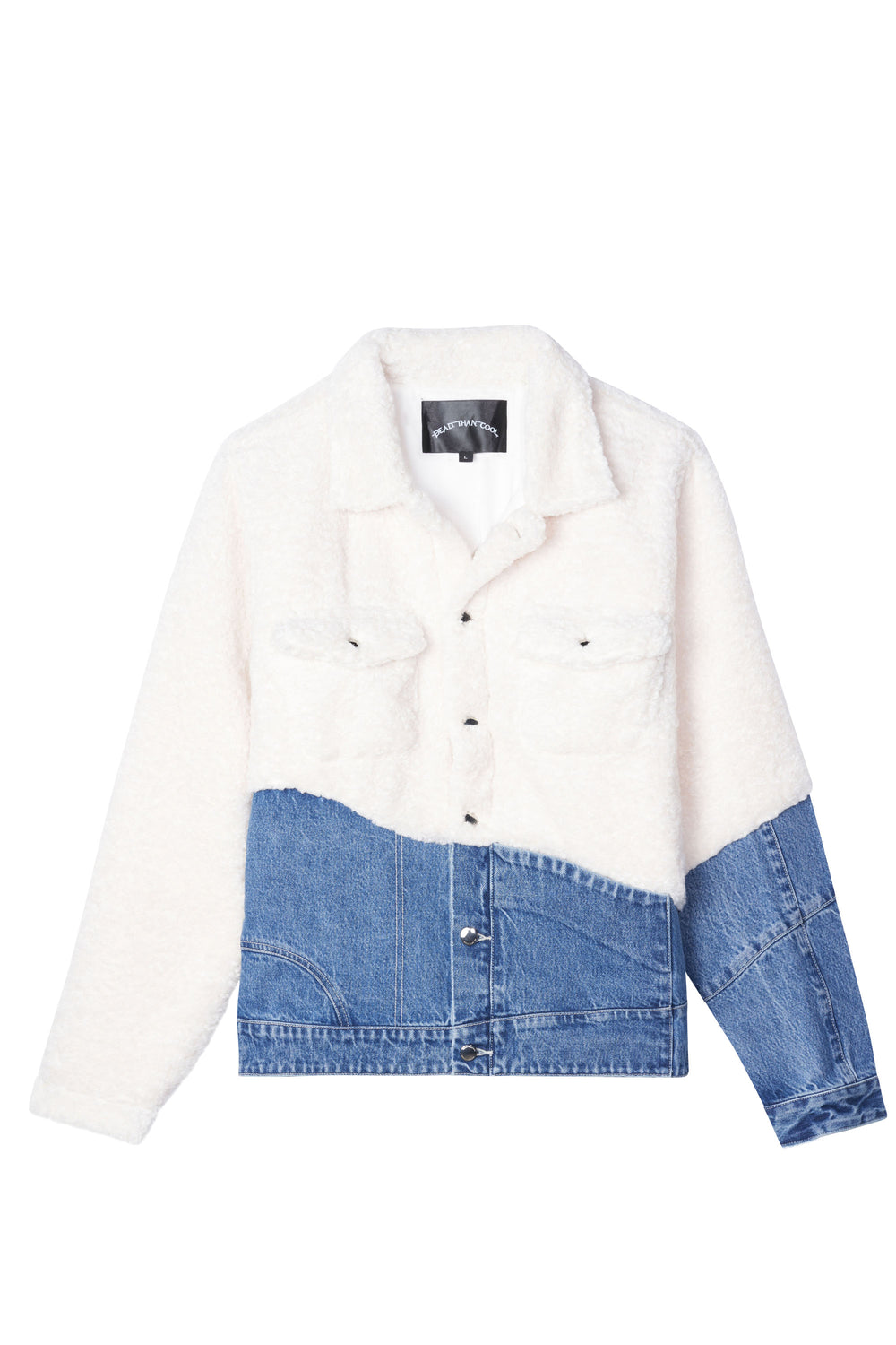 White Sherpa Split Jacket