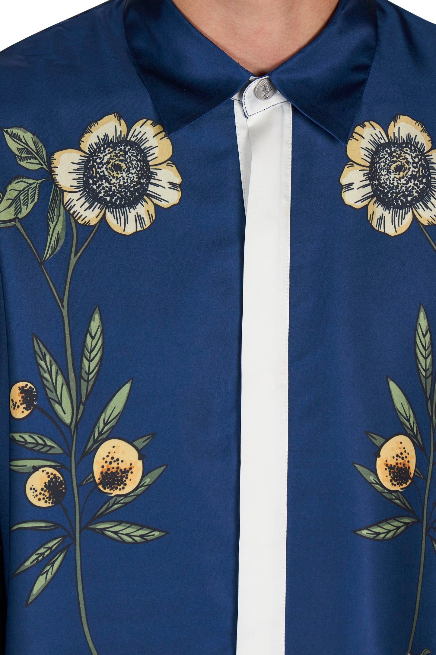 Botanical Blue Shirt