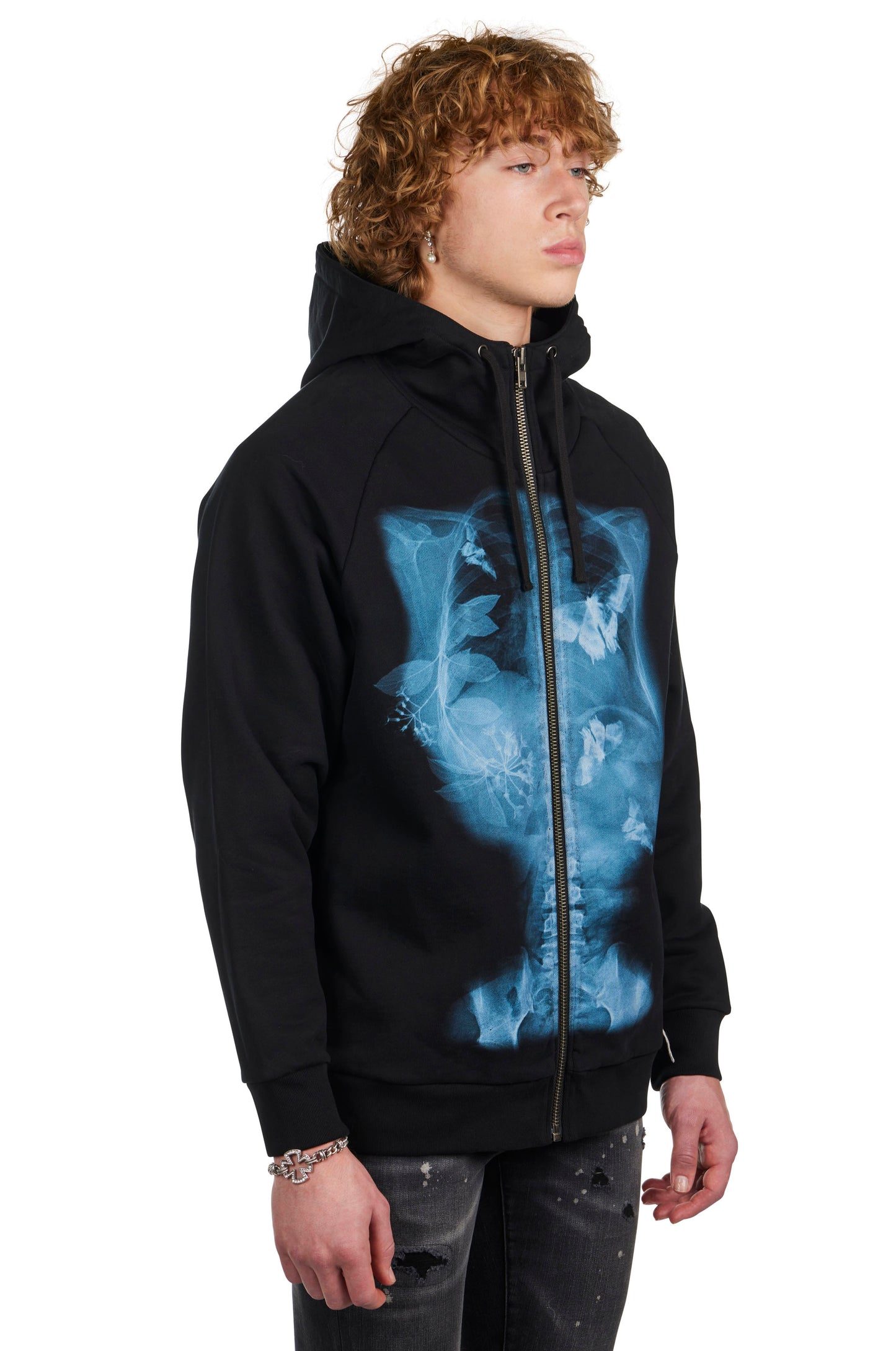 X-Ray Zip Up Hoodie