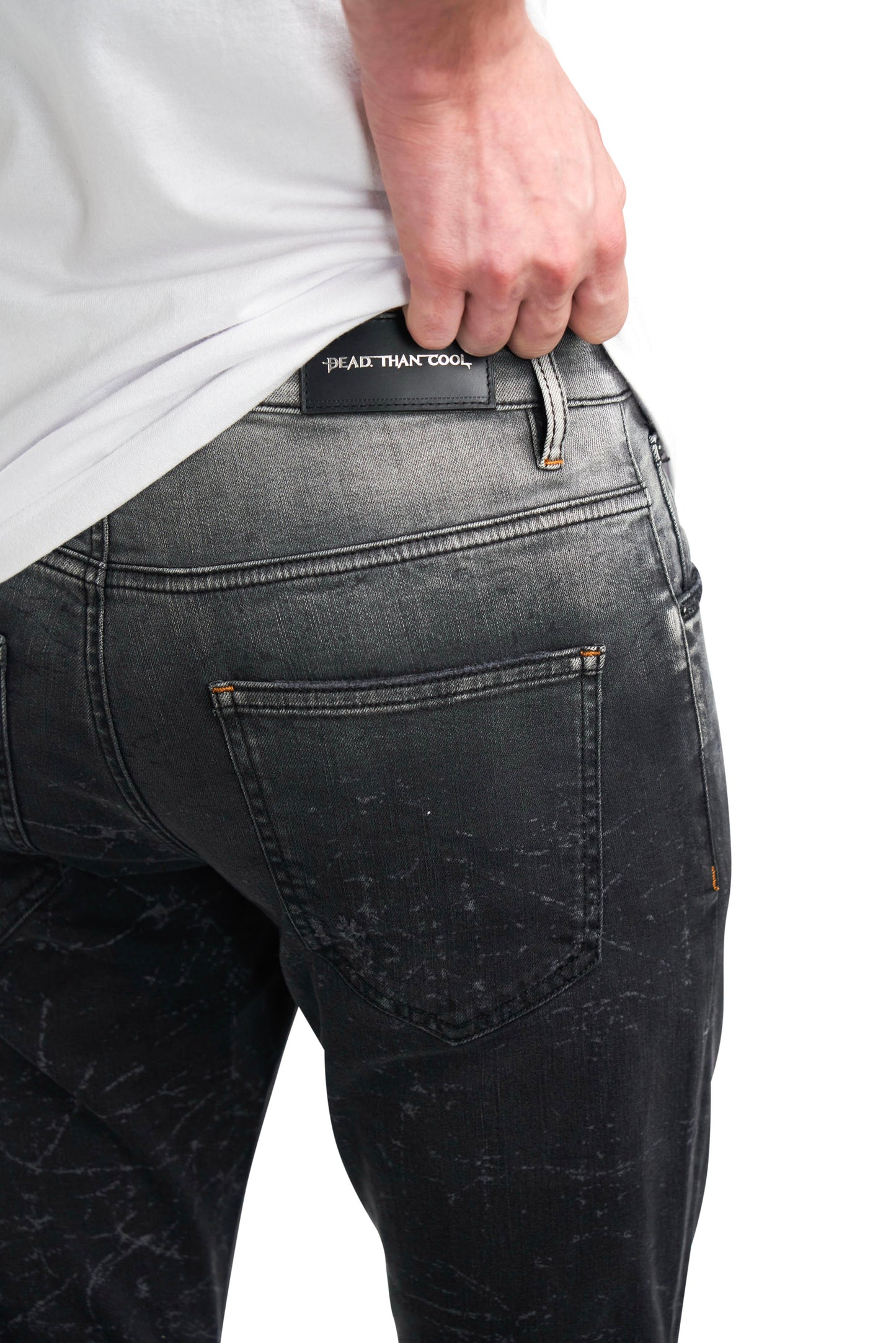 Black Overwash Jean
