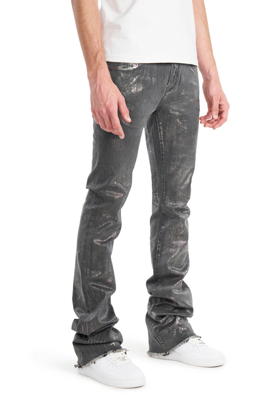 Silver Foil Bootcut