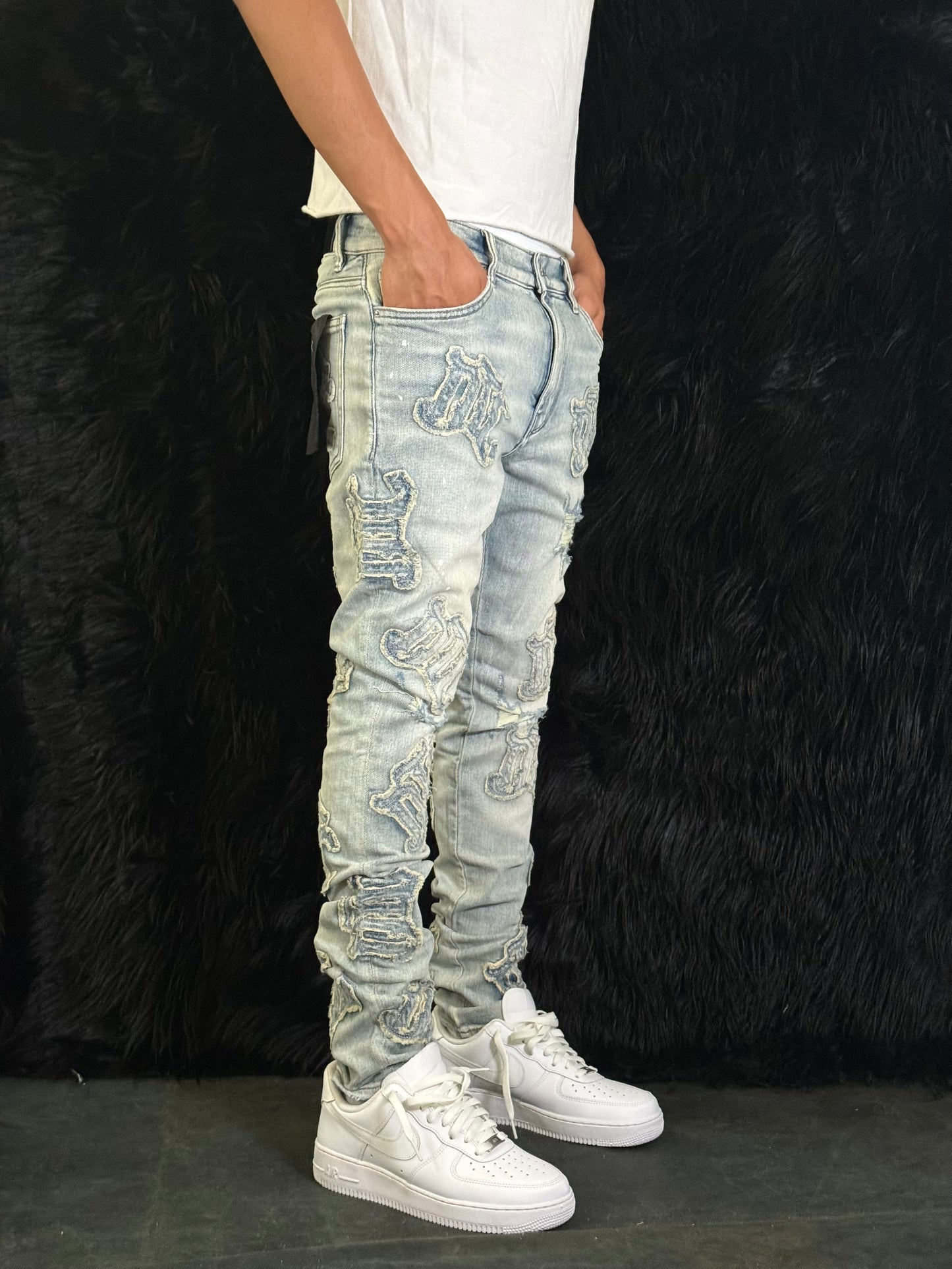 Logo Patch Denim