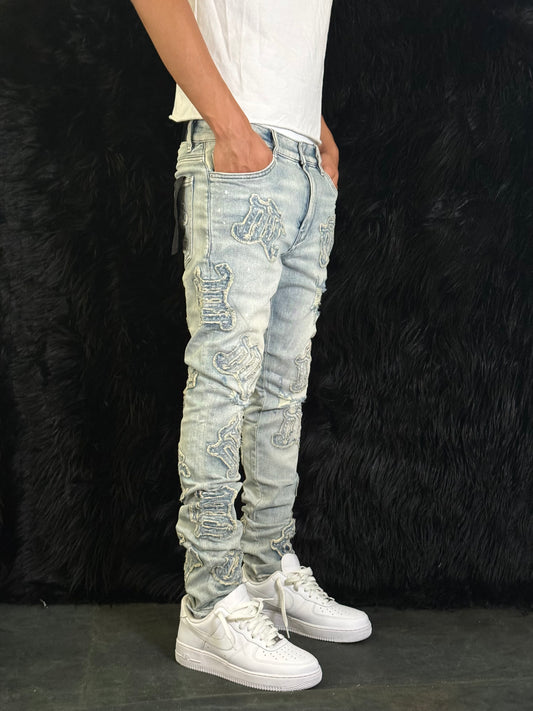 Logo Patch Denim