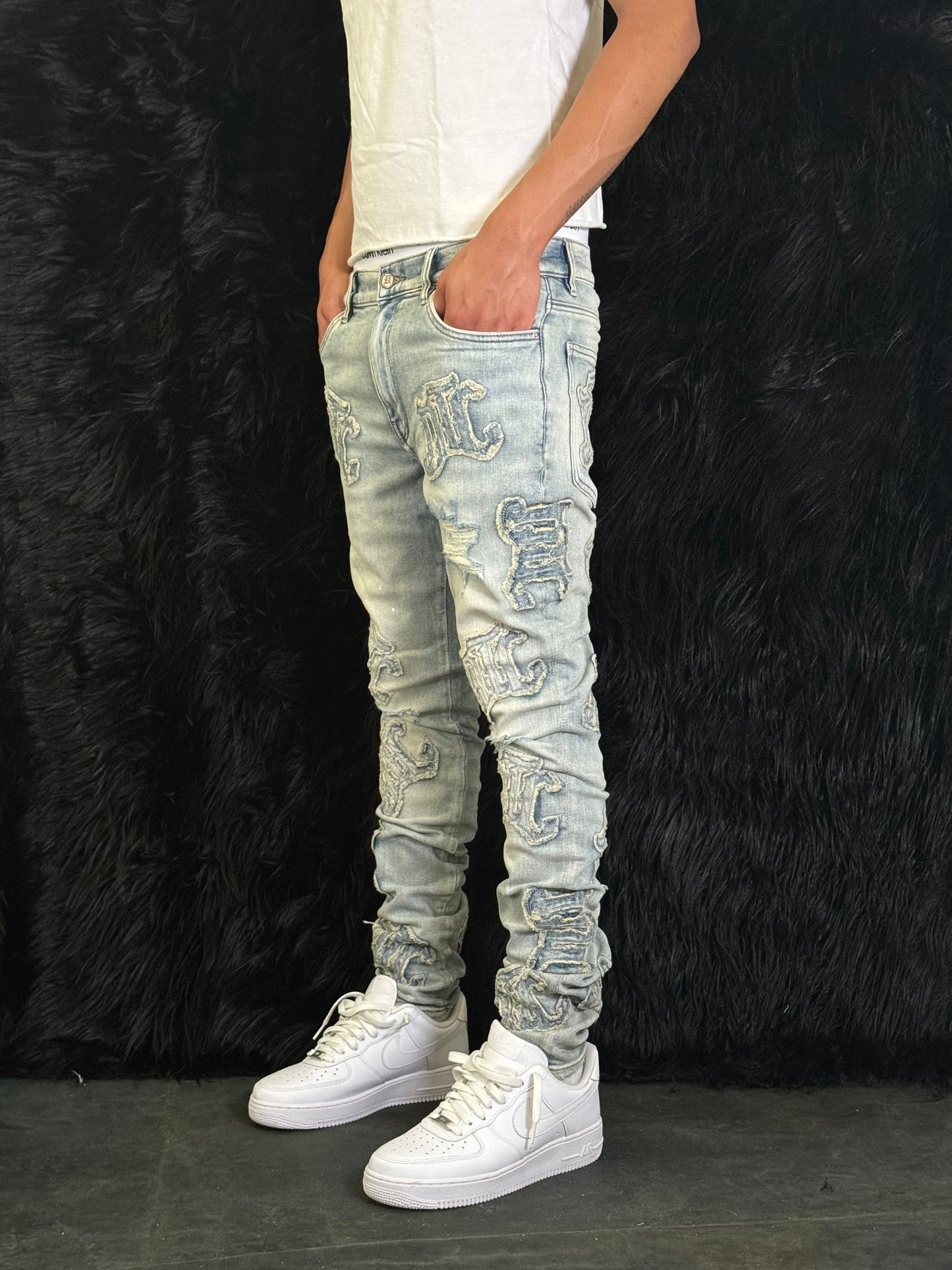 Logo Patch Denim