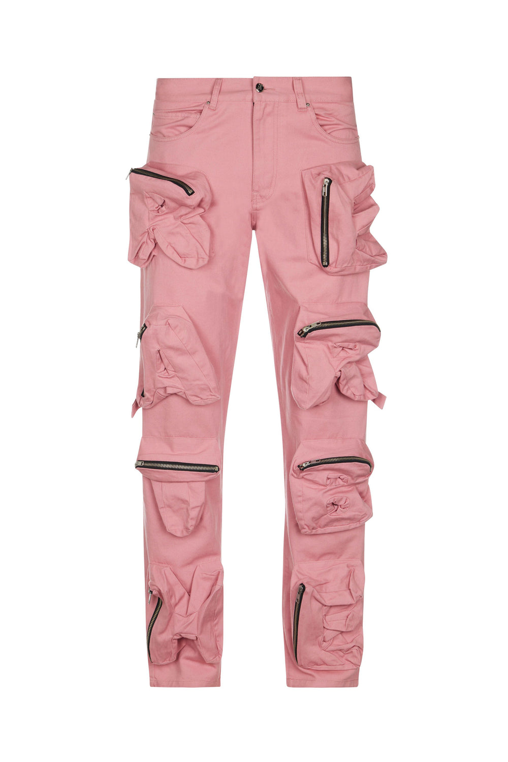 Pink 3D Pocket Cargo Pants