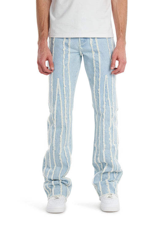 Blue Stripe Bootcut