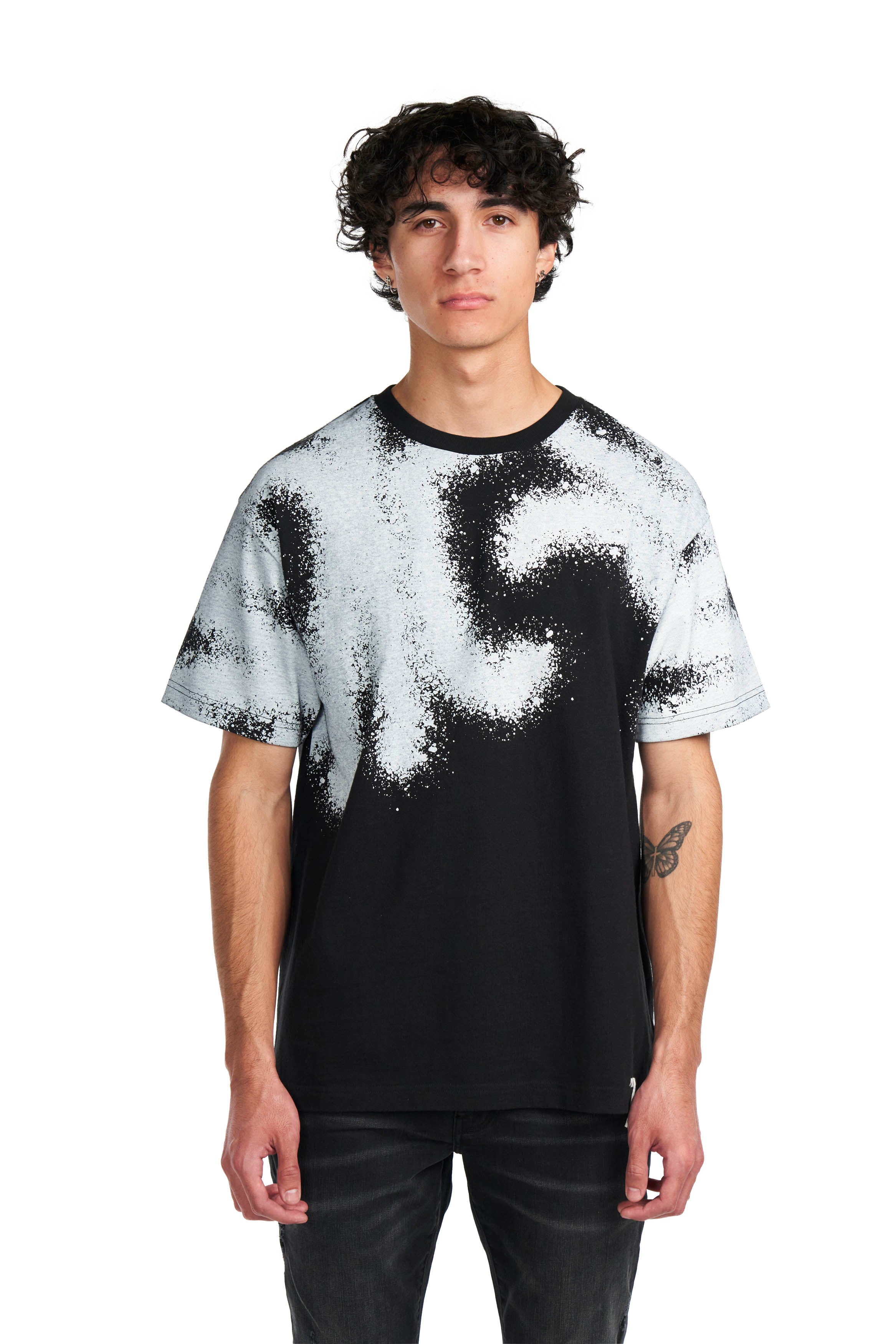 ★GOAL STUDIO★ DFC 25 GRAFFITI TEEBLACK P5ATS102#BK Black Graffiti Tee – Dead. Than. Cool.